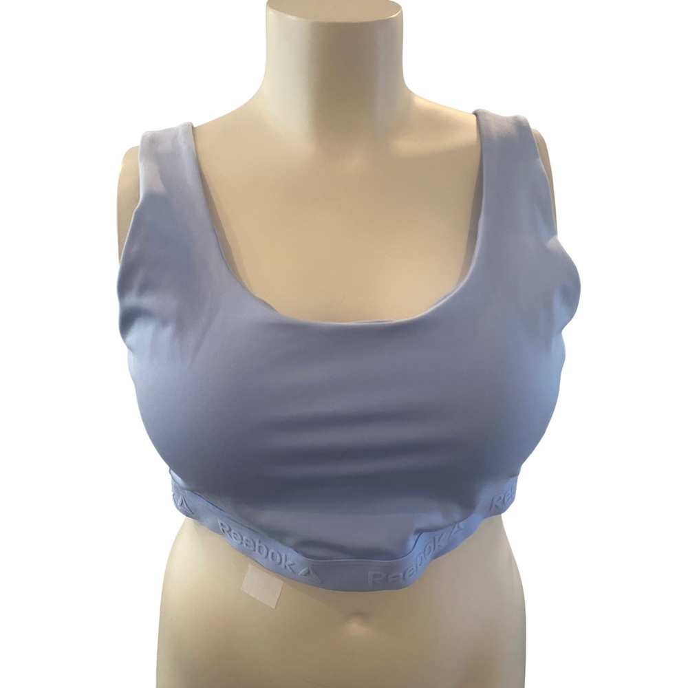 Reebok Core Sports Bra Baby Blue Jay Medium Support RBK-DRY XXXL RDW261BR03012